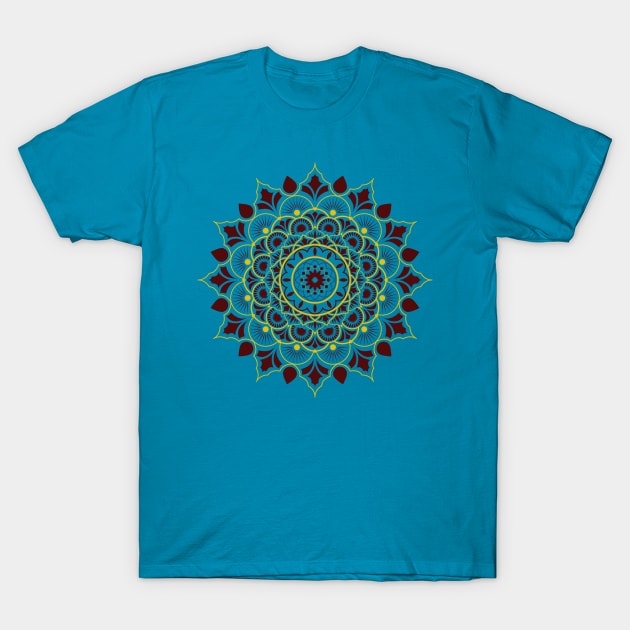 Mandala 05 T-Shirt by Yu Achi